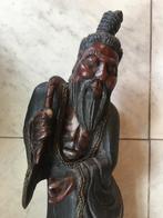 Groot zwaar houten beeld: chinees, Antiek en Kunst, Ophalen