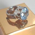 Melano zilveren vintage statement ring maat 56, Verzenden, Zo goed als nieuw, Zilver