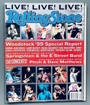 ROLLING STONE Magazine WOODSTOCK 1999 Tijdschrift Muziek