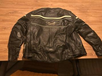 Leren Motorjack met Bescherming - Weinig Gebruikt beschikbaar voor biedingen