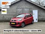 Kia Picanto 1.0 CVVT EconomyPlusLine | Airco | Navi | Camera, Auto's, Voorwielaandrijving, Stof, Gebruikt, Euro 6