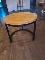 Salon/ bijzet tafeltje, Huis en Inrichting, Tafels | Salontafels, Ophalen, Minder dan 50 cm, Rond, Zo goed als nieuw