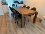 Teakhouten Eettafel – Stevig, stijlvol en in goede staat, Huis en Inrichting, Tafels | Eettafels, Ophalen, 100 tot 150 cm, Teakhout