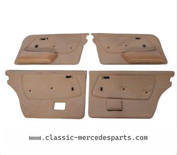 4x Deurpaneel / deurbekleding Mercedes w123 sedan / station  beschikbaar voor biedingen