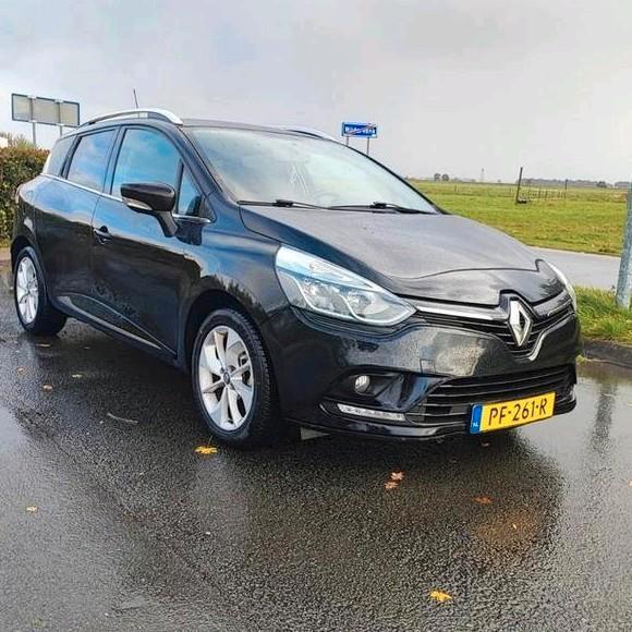 Renault Clio 0.9 TCE 90 Estate 2017 Zwart, Auto's, Renault, Particulier, Clio, Benzine, B, Stationwagon, Handgeschakeld, Origineel Nederlands