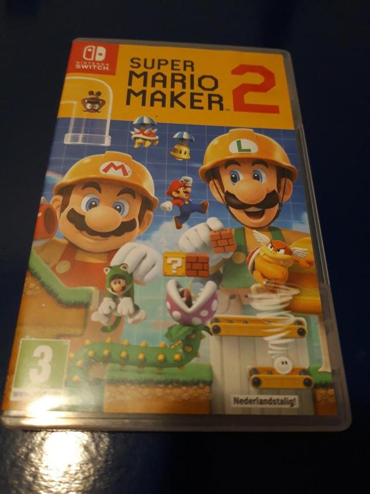 Super Mario Maker 2, Spelcomputers en Games, Games | Nintendo Switch, Zo goed als nieuw, Avontuur en Actie, 3 spelers of meer