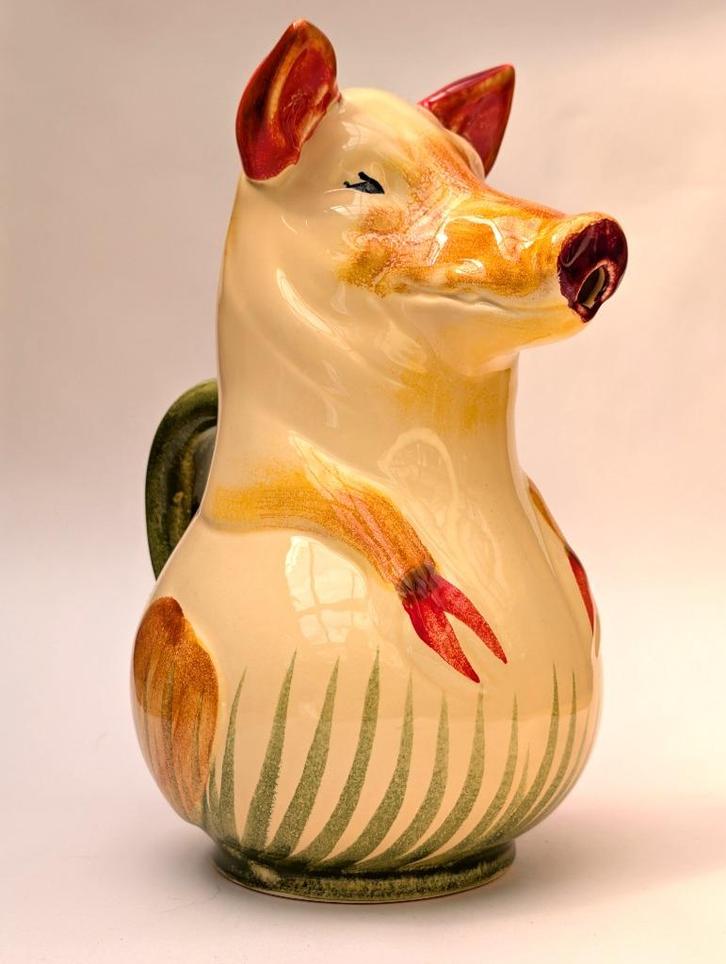 Vintage kan Saint-Clement Varken, Antiek en Kunst, Antiek | Keramiek en Aardewerk, Ophalen of Verzenden