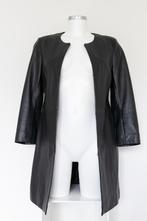 IBANA zwarte leren blazer / jasje maat 36 NIEUWSTAAT, Zwart, Ophalen of Verzenden, Zo goed als nieuw, Jasje