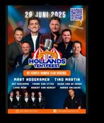 Hollands tent feest Middenbeemster met Tino Martin en Mart H, Twee personen, Juni