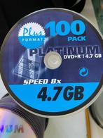 DVD+R Platinum plus speed 8x 4,7 GB 1 spindel, Computers en Software, Beschrijfbare discs, Ophalen, Nieuw, Dvd, Op spindel