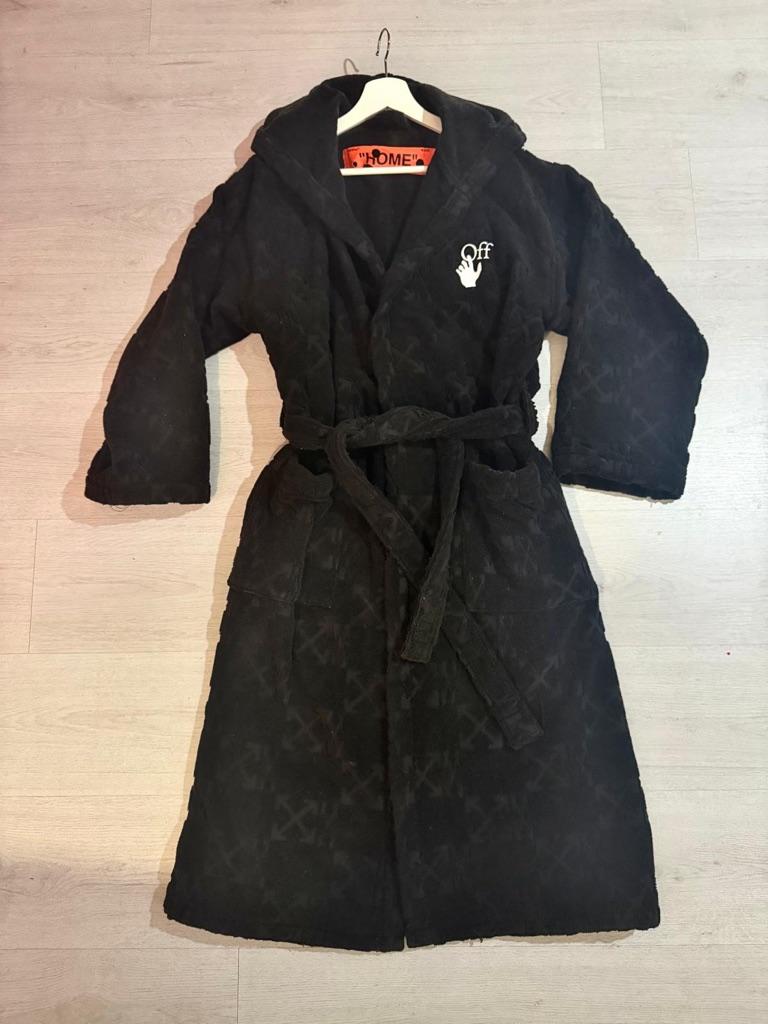 Off-White Bathrobe (Badjas) 120 Euro!, Zwart, Ophalen of Verzenden, Zo goed als nieuw, Overige typen