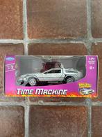 Welly 1:24 Back to the Future 1 DeLorean, Ophalen of Verzenden, Zo goed als nieuw, Film, Beeldje, Replica of Model