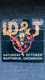 Flyer ID&T 9 oktober 1993 martinihal gabber, Zo goed als nieuw, Verzenden