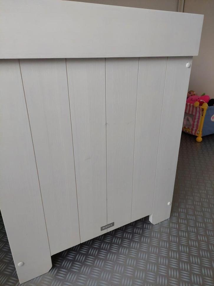 Ledikant Bopita met Pretura Essential Move matras, Kinderen en Baby's, Babywiegjes en Ledikanten, Zo goed als nieuw, Ledikant