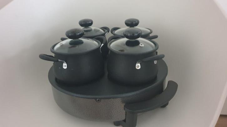 GOTAN 4-delige Wokset - als nieuw, Huis en Inrichting, Keuken | Potten en Pannen, Zo goed als nieuw, Wok, Overige materialen, Inductieplaat