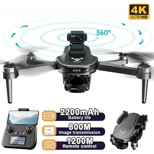 Drone - 4K Camera, 360 Obstakelvermijding & GPS, Audio, Tv en Foto, Drones, Nieuw, Drone met camera, Verzenden