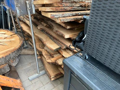 Europees eiken, Doe-het-zelf en Verbouw, Hout en Planken, Zo goed als nieuw, Plank, Eiken, 250 tot 300 cm, 50 mm of meer, Ophalen