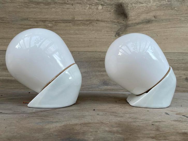 Wandlamp badkamer lamp Wagenfeld, Huis en Inrichting, Lampen | Wandlampen, Gebruikt, Glas, Overige materialen, Ophalen of Verzenden