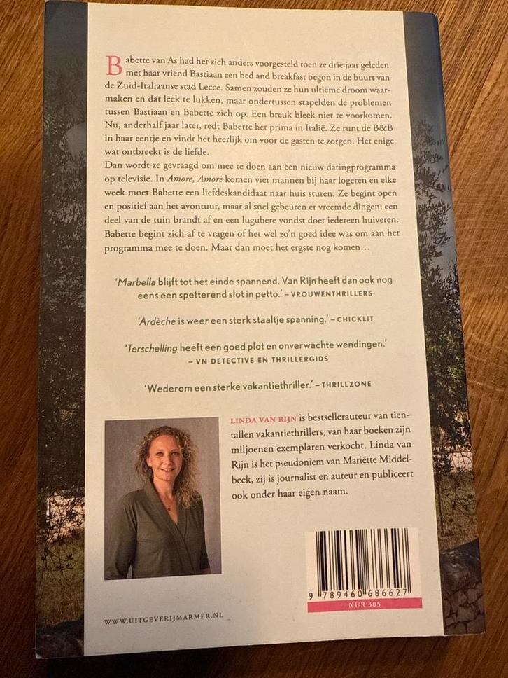 B&B Italia - Linda van Rijn - Thriller, Boeken, Thrillers, Zo goed als nieuw, Nederland, Ophalen of Verzenden