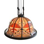 De Nieuwe Honsel Amsterdamse school hanglamp Frits Woltjes, Antiek en Kunst, Ophalen