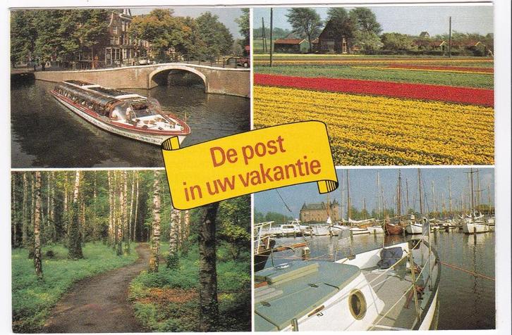 De post in uw vakantie 5-voudige info-folder PTT-post 1979, Postzegels en Munten, Brieven en Enveloppen | Nederland, Brief, Verzenden