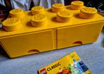 Gele Lego Opbergdoos met Losse Stenen, Ophalen of Verzenden, Gebruikt, Losse stenen, Lego