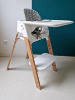 Stokke Steps Beuken Naturel, Kinderen en Baby's, Kinderstoelen, Ophalen, Gebruikt, Meegroeistoel, Stoelverkleiner