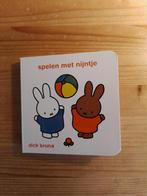 Spelen met Nijntje    Dick Bruna, 3 tot 4 jaar, Ophalen of Verzenden, Zo goed als nieuw, Dick Bruna