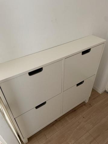 Schoenenkast Ikea | Wit | Model STÄLL | 96x17x90 cm beschikbaar voor biedingen