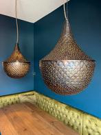 2 hanglampen Koper Handgemaakt Luna Light Zwolle, Ophalen of Verzenden, Zo goed als nieuw, Minder dan 50 cm