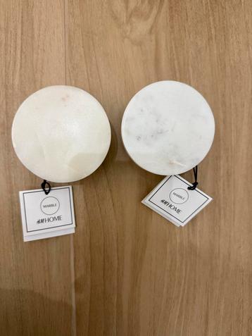 2x H&M Marmeren Wandknoppen - Nieuw! beschikbaar voor biedingen