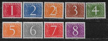 1946-1957, Cijfers, serie [460-68] (K1205) ONGEBRUIKT beschikbaar voor biedingen