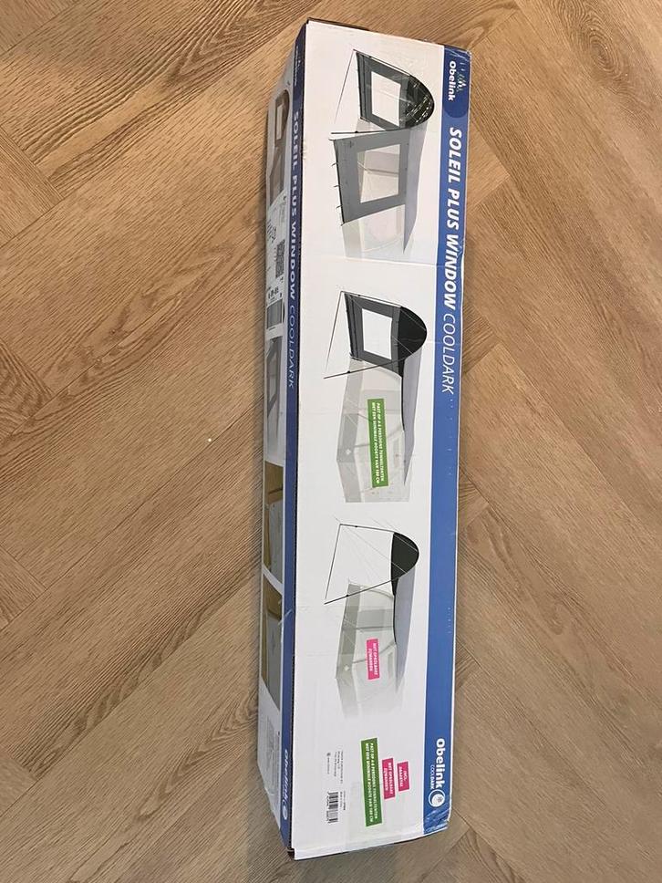Obelink Soleil Plus window coolblack, Caravans en Kamperen, Kampeeraccessoires, Nieuw, Ophalen of Verzenden