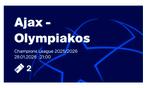 ajax olympiakos 3 kaarten beschikbaar vak 419, Tickets en Kaartjes, Twee personen