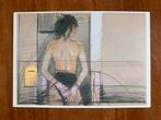 Nico Vrielink 1989 - Naakt model met handen op de rug, Verzamelen, Ophalen of Verzenden, 1980 tot heden, Ongelopen, Overige thema's