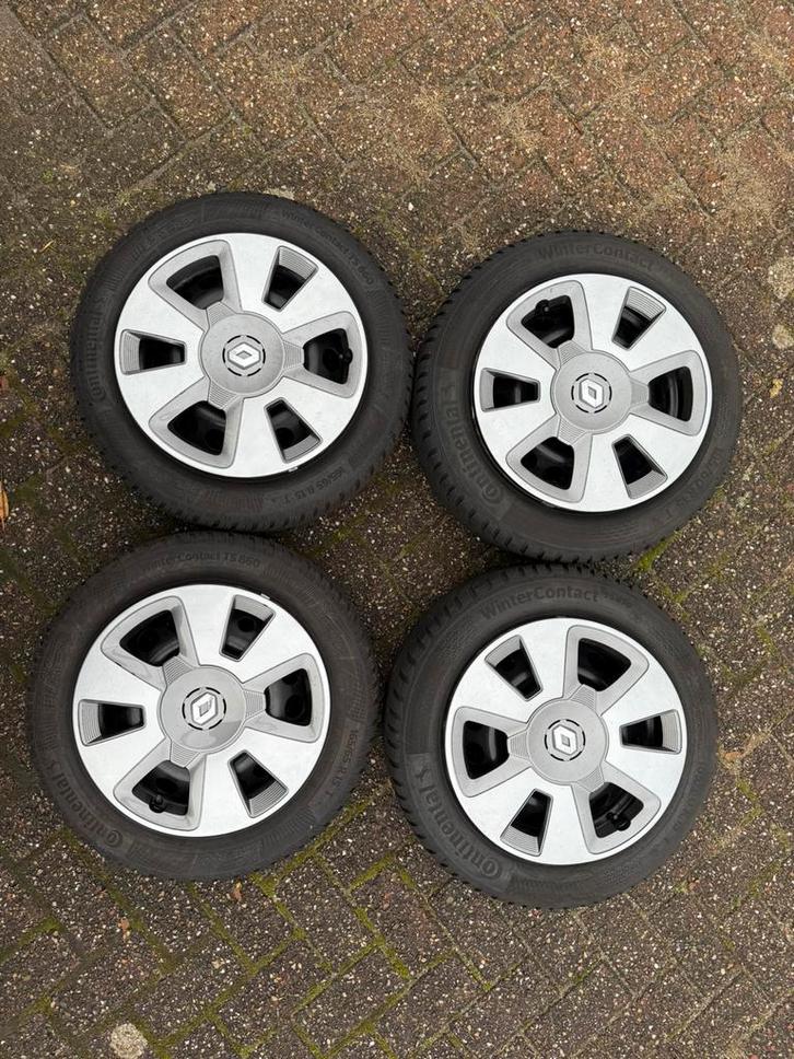 winterset renault twingo EV 15inch 4x100, Auto-onderdelen, Banden en Velgen, Banden en Velgen, Winterbanden, 16 inch, 205 mm, Personenwagen