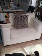 Te koop lederen 2pers fauteuil., Huis en Inrichting, Fauteuils, Ophalen, Gebruikt, Love seat, Leer