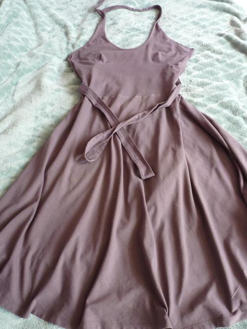 RIANNE de Witte design wikkeljurkje mt.S, Kleding | Dames, Jurken, Zo goed als nieuw, Maat 36 (S), Grijs, Onder de knie, Verzenden