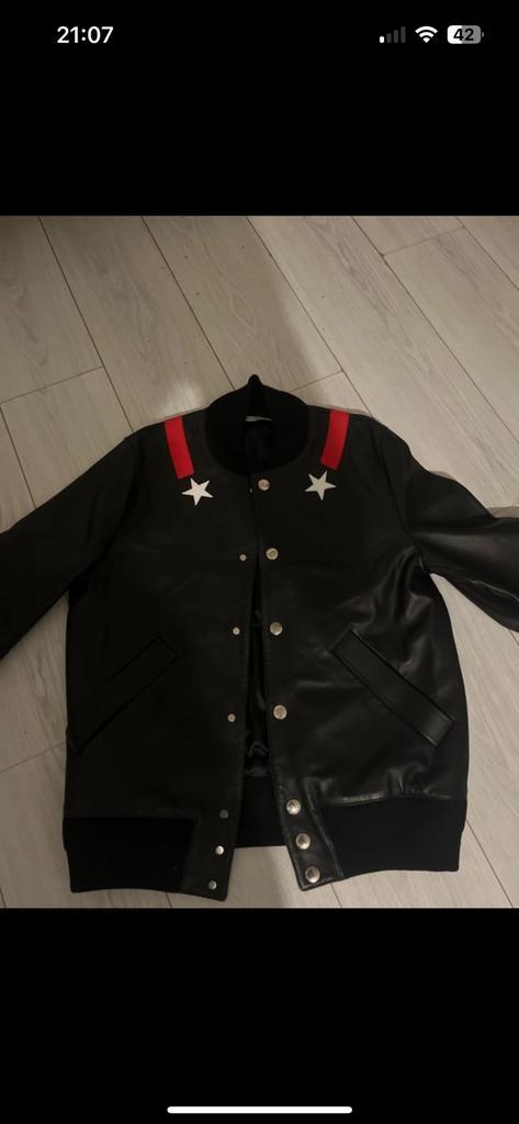 Givenchy leather jacket, Kleding | Heren, Jassen | Zomer, Nieuw, Zwart, Verzenden