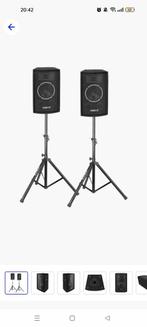 Vonix speakers set met statieven in draagtas, Ophalen of Verzenden, Nieuw, Overige merken