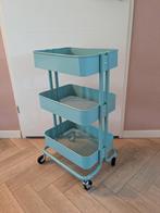 Ikea Trolley Raskog verrijdbaar, Ophalen, Minder dan 50 cm, Groen, Zo goed als nieuw