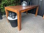 Teak Eettafel 180x90cm, Ophalen, Gebruikt, Teakhout, 50 tot 100 cm
