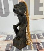 1950 - Afrika africa Senufo handgesneden Hout zittend beeld, Antiek en Kunst, Kunst | Niet-Westerse kunst, Ophalen of Verzenden