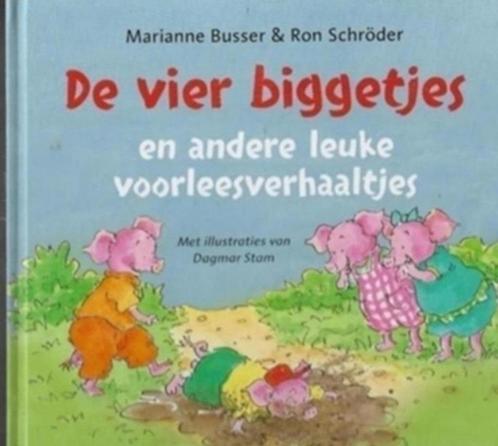 Marianne Busser De vier biggetjes, Boeken, Kinderboeken | Kleuters, Zo goed als nieuw, Jongen of Meisje, Ophalen of Verzenden