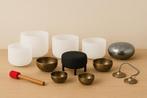 7 Chakra kristallen klankschalen set 432 HZ, Ophalen of Verzenden, Zo goed als nieuw, Muziek instrumentaal, Boxset
