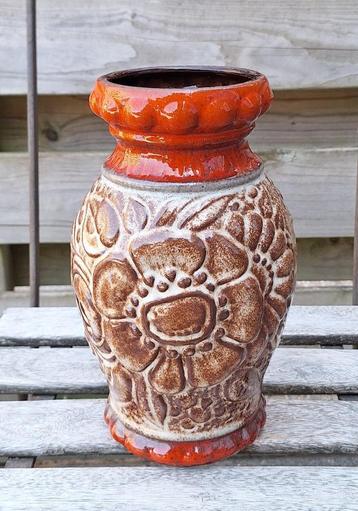 Prachtige vintage Scheurich West Germany vaas.  beschikbaar voor biedingen