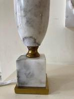 Mid century / regency marmeren lampje met messing, Overige materialen, Mid century / regency / klassiek, Ophalen of Verzenden