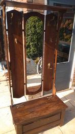 Mooie antieke halkast met spiegel en opbergruimte, Ophalen