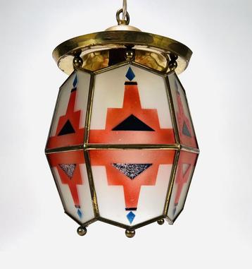 Amsterdamse school - hanglamp beschikbaar voor biedingen