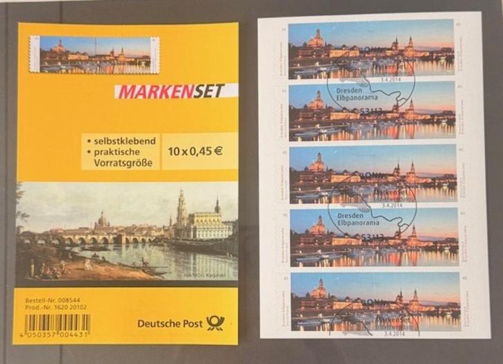 Bund 3073/74 stickervel gestempeld 2014, Postzegels en Munten, Postzegels | Europa | Duitsland, Gestempeld, BRD, Ophalen of Verzenden